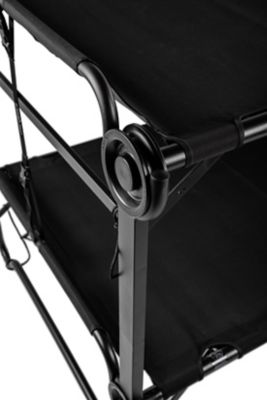 Image showing 7 th Disc-O-Bed 2XL Disc-O-Bed Portable Cot System, Black