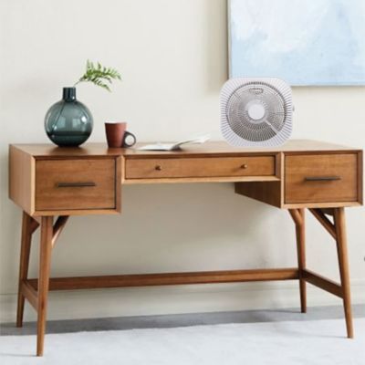 Image showing  12 in. 2-Speed 40W Box Fan, White