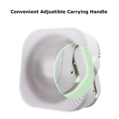 Image showing 5 th Optimus 12 in. 2-Speed 40W Box Fan, White