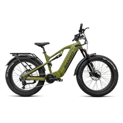 Rambo Dominator BBSHD E-Bike, OD Green, 15Ah