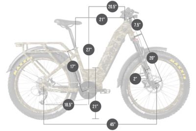 Image showing  Rebel 2.0 E-Bike, OD Green, 15Ah