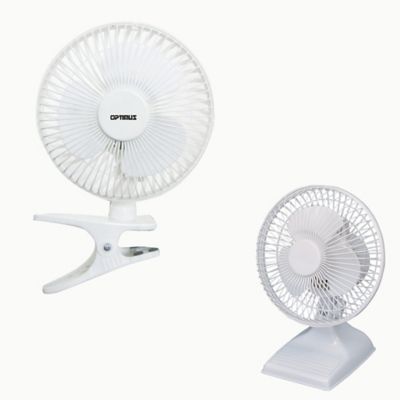 Image showing 6 th Optimus 6 in. 2-Speed Convertible Personal Clip-on/Table Fan, White
