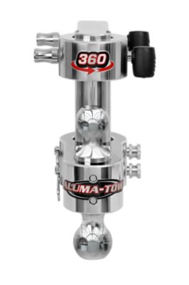 Image showing  Uriah Products 2 in. Receiver 15,000 lb. Capacity Interchangeable Hitch Mount, 360 Degree Rotation, Chrome