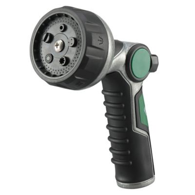 GroundWork 5-Pattern Metal Thumb Control Hose Nozzle