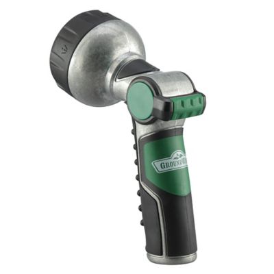 Image showing  5-Pattern Metal Thumb Control Hose Nozzle