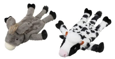 Image showing  Barn Animal Large Flatty Dog Chew Toy, Assorted