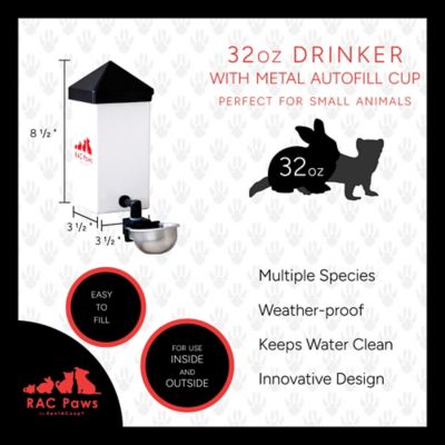 Image showing  32 oz. Drinker with Autofill Metal Cup for Small Animals