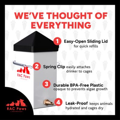 Image showing  32 oz. Drinker With Brass Nozzle for Small Animals