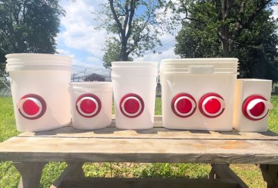 Image showing  DIY Large Threaded Port Feeder Kit, 4 pk.