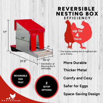 Image showing  1-Compartment Roll-Out Reversible Nesting Box