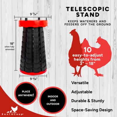 Image showing  Telescopic Stand for Chicken Feeders & Waterers
