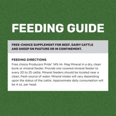 Image showing 5 th Producer's Pride Hi-Mag Mineral Cattle Supplement, 50 lb.