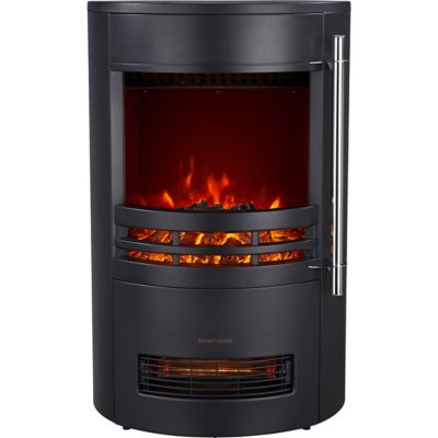 Cambridge Round Freestanding Electric Fireplace
