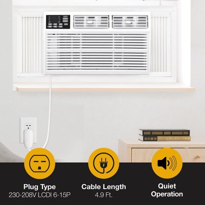 Image showing  18,000 BTU 230V Window-Mounted Air Conditioner with Remote Control