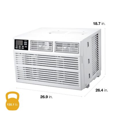 Image showing 6 th Whirlpool 24,000 BTU 230V Window-Mounted Air Conditioner with Remote Control, WHAW242CW