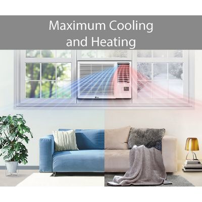 Image showing  23,000 BTU 230V Window-Mounted Air Conditioner with 11,600 BTU Supplemental Heat Function