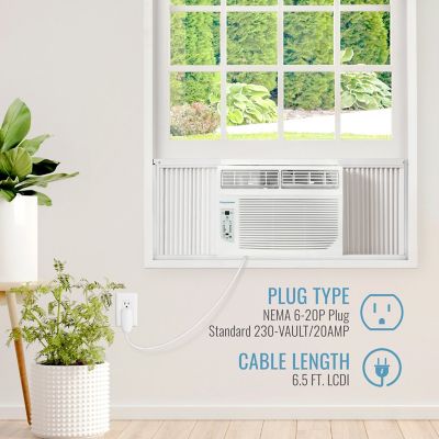 Image showing 10 th Keystone 12,000/11,600 BTU 230 V Window Air Conditioner with 11,000 BTU Supplemental Heat Capability