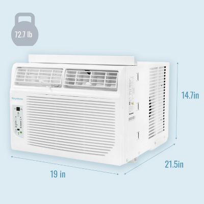 Image showing 12 th Keystone 12,000/11,600 BTU 230 V Window Air Conditioner with 11,000 BTU Supplemental Heat Capability