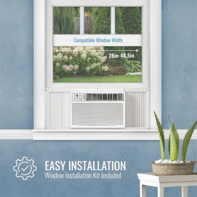 Image showing  18,800/18,400 BTU 230V Window Air Conditioner with 16,000 BTU Supplemental Heat Capability