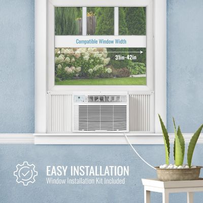 Image showing 8 th Keystone 23,200/22,900 BTU 230V Window Air Conditioner with 16,000 BTU Supplemental Heat Capability