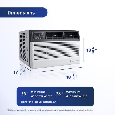 Image showing 8 th Friedrich 115V Smart Window Air Conditioner, 700 sq. ft., 14,000 BTU