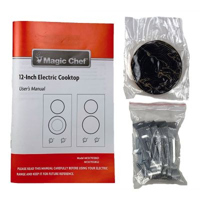 Image showing  120V Built-In Electric Radiant 2-Burner Cooktop