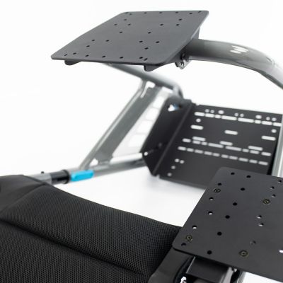 Image showing 9 th PlaySeat Trophy Carbon Quality Steel Racing Simulator Cockpit with Innovative ActiFit Fabric and Open Cockpit Design in Black