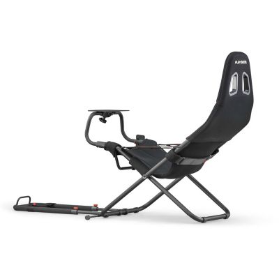 Image showing  Challenge ActiFit Lightweight Carbon Quality Steel Racing Simulator Cockpit with ActiFit Fabric in Black
