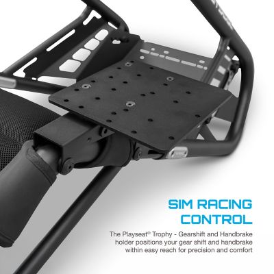 Image showing 6 th PlaySeat Trophy Gearshift and Handbrake Holder - Stainless Steel