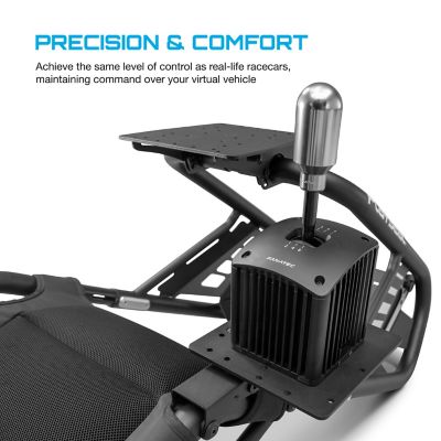 Image showing 7 th PlaySeat Trophy Gearshift and Handbrake Holder - Stainless Steel