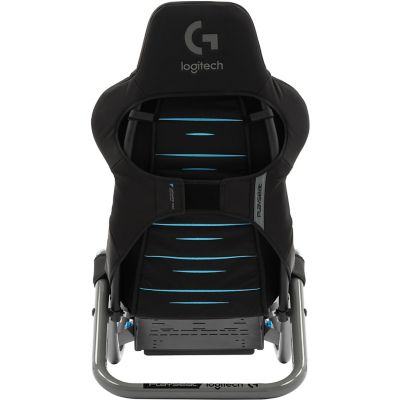 Image showing 7 th PlaySeat Trophy Logitech G Edition Lightweight Carbon Quality Steel Racing Simulator Cockpit in Grey