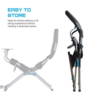 Image showing 8 th PlaySeat Challenge X Lightweight Carbon Quality Steel Logitech G Edition Foldable Racing Simulator Cockpit in Black