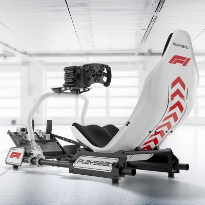 Image showing 8 th PlaySeat Formula Instinct F1 Edition Racing Simulator Cockpit with X-Adapt Adjustment in White