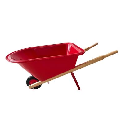Barn Star Kids' Toy Wheelbarrow, Red