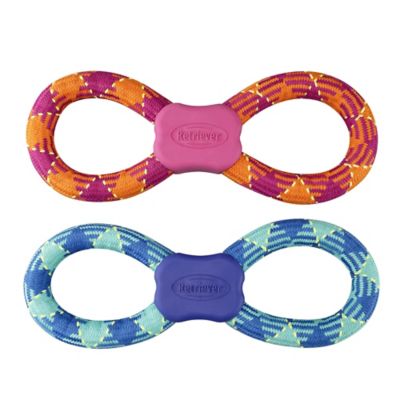 Retriever Figure 8 Tug Dog Toy, Assorted Colors
