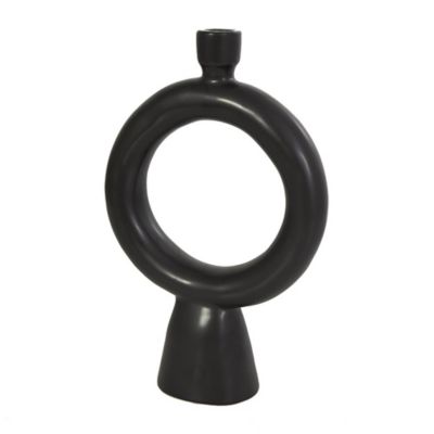 Image showing  Ceramic Ring Geometric Decorative Candle Holder