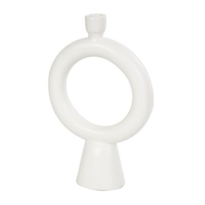 Image showing  Ceramic Ring Geometric Decorative Candle Holder