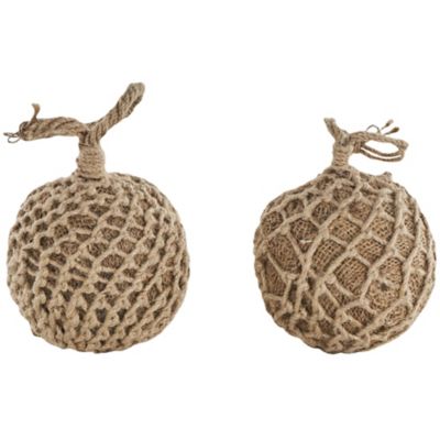 Image showing  Cement Stone Handmade Woven Layered Orb Knot Decorative Sculpture with Handles