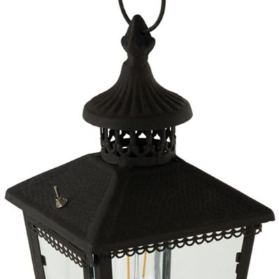 Image showing  Metal Lighthouse Style Decorative Indoor Outdoor Candle Lantern with Ring Handle