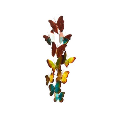 Image showing  Stainless Steel Metal Indoor Outdoor Butterfly Home Wall Decor