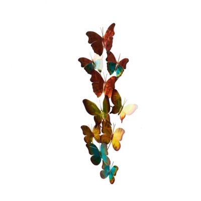 Image showing  Stainless Steel Metal Indoor Outdoor Butterfly Home Wall Decor
