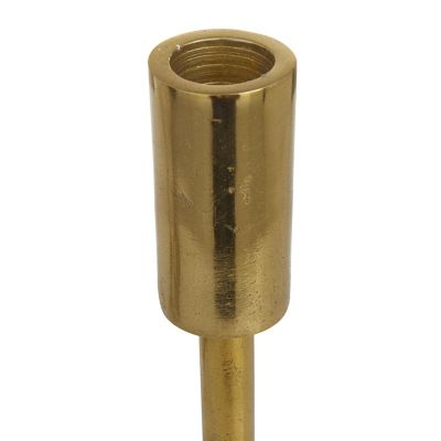 Image showing  Aluminum Metal Tapered Decorative Candle Holder with Ring Bases