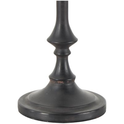 Image showing  Metal Turned Style Decorative Candle Holder with Tapered Bases