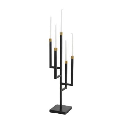 Image showing  Metal 5 Candle Decorative Candelabra