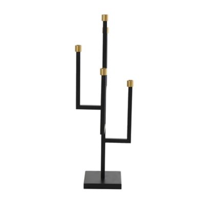 Image showing  Metal 5 Candle Decorative Candelabra