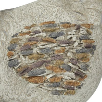 Image showing  Polystone Indoor Outdoor Chicken Decorative Garden Sculpture