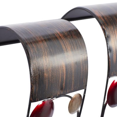 Image showing  Metal 2 Candle Indoor Outdoor Wall Sconce