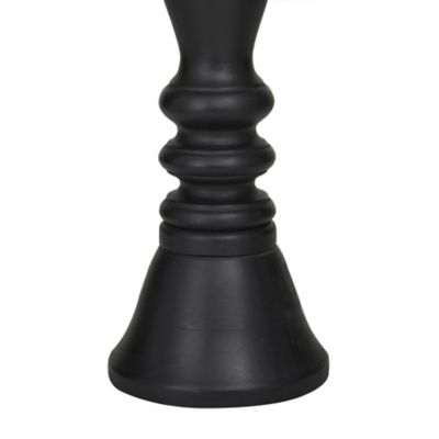 Image showing  Wood Turned Style Pillar Decorative Candle Holder