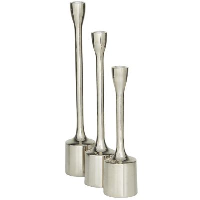 Image showing  Aluminum Metal Tapered Decorative Candle Holder