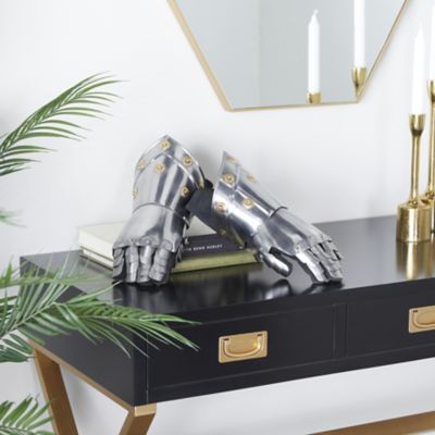 Image showing  Metal Replica Medieval Decorative Armor Gloves